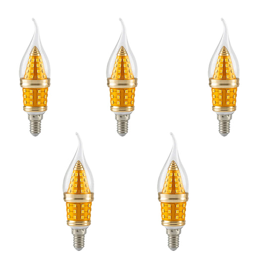 E14 Base Candle Bulb Flame Tip Cool White LED for chandelier Light