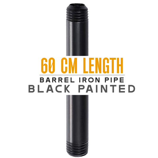 60cm BSP Black Malleable Tubing iron threaded pipe Light Fittings~3532