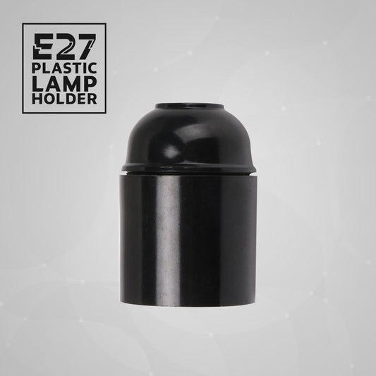 Screw E27 Plain Light Bakelite Lamp Holder Black Lamp Socket Lamp Holder~2988