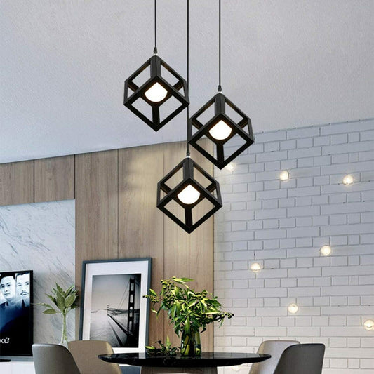 bulb guard cage hanging pendant light