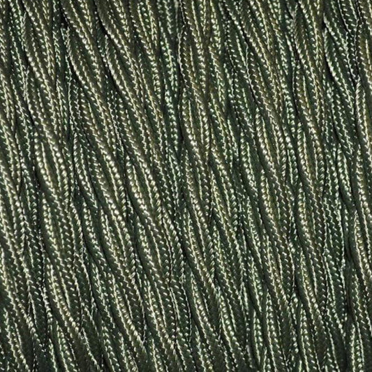 3-core-twisted-electric-cable-covered-army-green-color-fabric-0-75mm