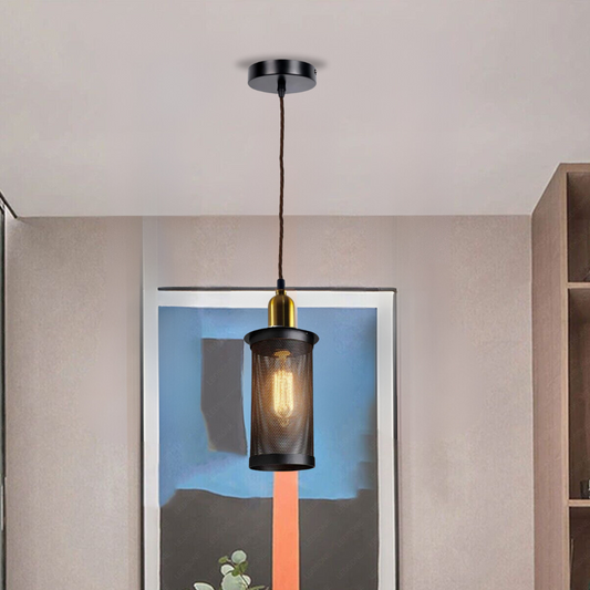 Industrial Vintage Retro Metal Single Head Pendant Ceiling Lampshade Chandelier E27 Holder~3795