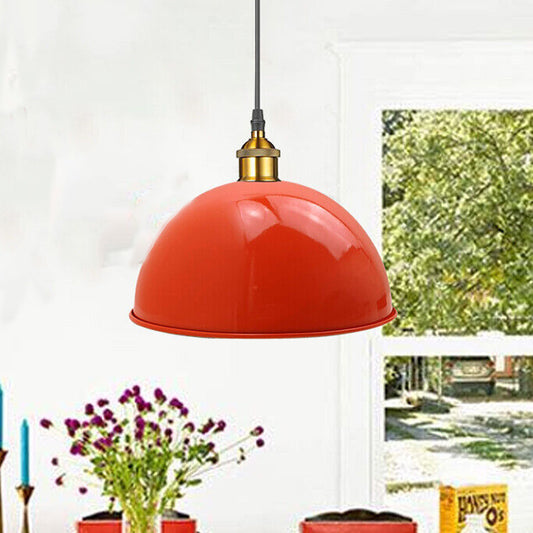 Retro Orange Ceiling Wall Lamp Shade Pendant Light