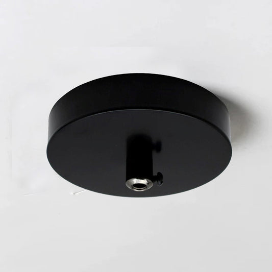 Black Single Point Drop Vintage Ceiling Rose~3095