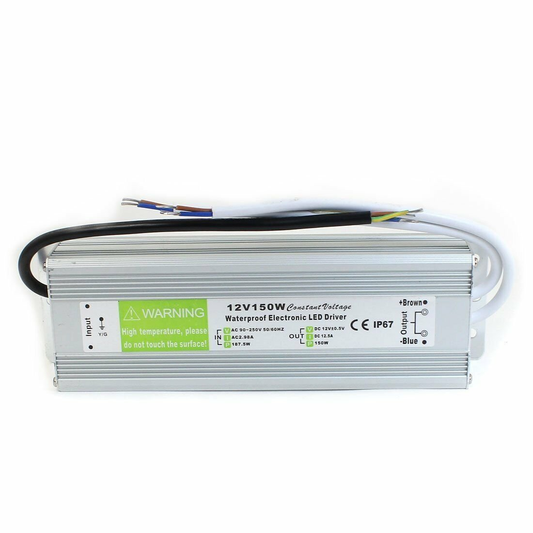 Transformateur d'alimentation LED IP67 DC12V 12,5A 150W ~ 3346