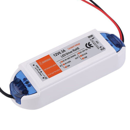 72W LED Driver AC 230V to DC12V Power Supply Transformer 