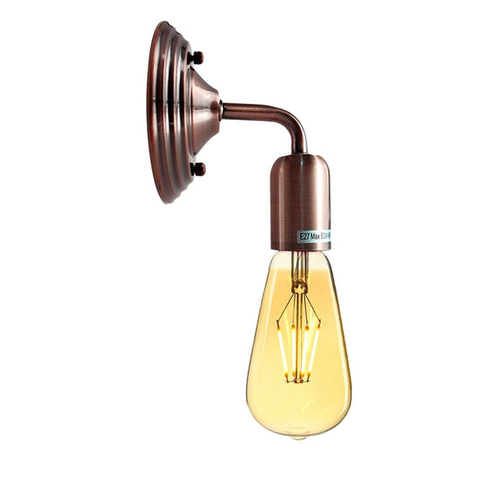 Industrial Vintage Retro Polished Sconce Copper Wall Light Lamp~3790 - LEDSone UK Ltd