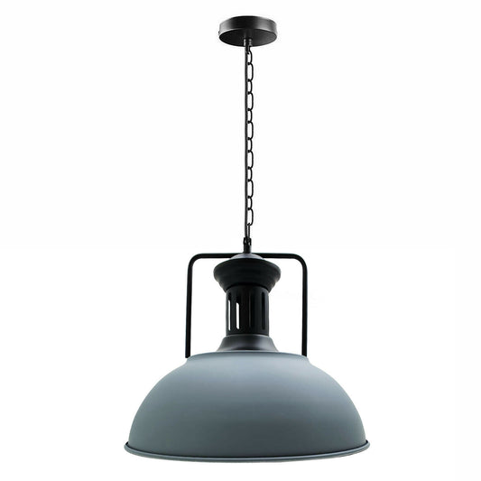 Industrial Metal Pendant Lighting E27 Adjustable Ceiling Hanging Light Fixtures with Metal Lampshades for Kitchen Bedroom Hallway Island Lights