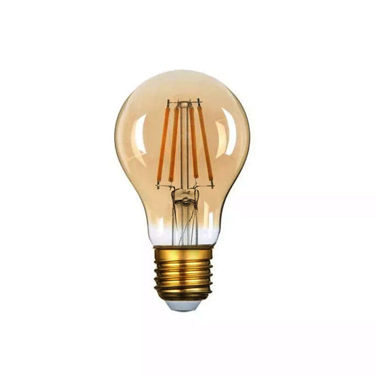 A60 E27 4W Pack Edison Style LED filament Ambre Blanc Chaud vis 2700K Ampoules ~ 4095