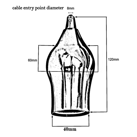 Support d'ampoule de lampe industrielle en cuivre ES E27 ~ 3420