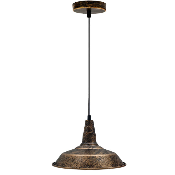 Details About Retro Metal Pendant Lampshade Ceiling Light Shade Vintage Industrial Kitchen Uk