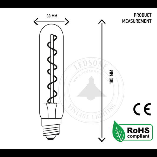  Non Dimmable Filament Glass Retro Warm White