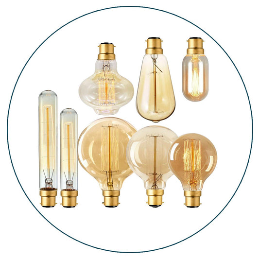 Edison Vintage Light Bulbs with Bayonet Fitting Classic  60W