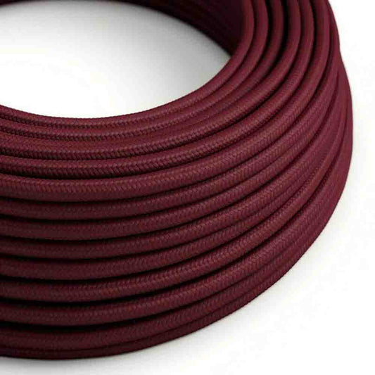 Maroon Fabric Braided Cable.JPG