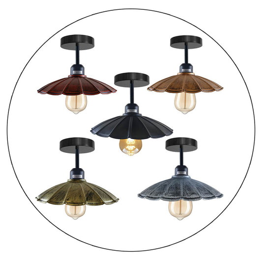 Modern Industrial Retro Metal Light Shades Ceiling Pendant Lampshade