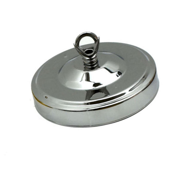 Chrome Color Ceiling Rose Hook Plate 108mm Diameter Light Fitting