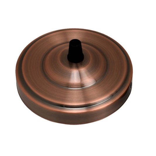 Copper Color Ceiling Rose 108mm Diameter Vintage Light Fitting~1472 - LEDSone UK Ltd