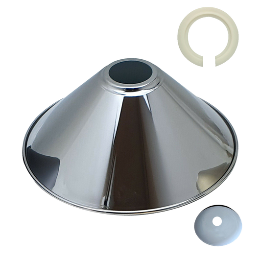 Modern Ceiling Pendant Light Shades Chrome Colour Lamp Shades Easy Fit~1106 - LEDSone UK Ltd