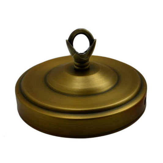 Green Brass Color 108mm Diameter Ceiling Rose Hook Plate Light Fitting Chandelier~2650 - LEDSone UK Ltd