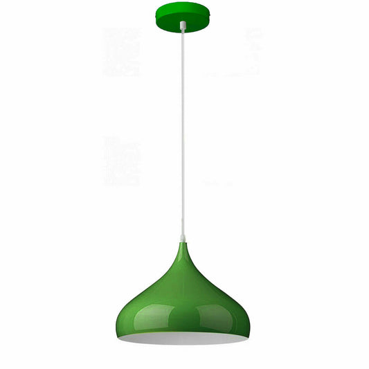 Modern Green Vintage Pendant Lamp Shade Industrial Hanging Ceiling Lighting~1512 - LEDSone UK Ltd