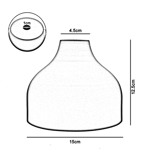 Modern Metal Grey Colour Easy Fit Lampshade~2236 - LEDSone UK Ltd