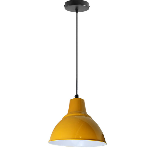 Modern Vintage Style Ceiling Yellow colour Pendant Lamp~2501 - LEDSone UK Ltd