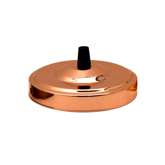 Rose Gold Ceiling Rose 108mm Diameter Vintage Light Fitting~1464 - LEDSone UK Ltd