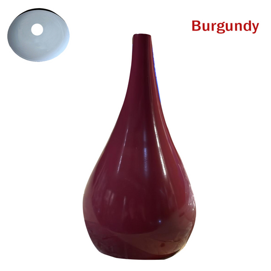 Industrial vintage Tear Drop Burgandy Color Beat Style pendant shade E27 holder~3979