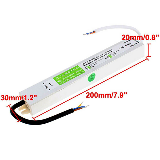 DC24V IP67 36W Waterproof LED Driver Power Supply Transformer~3371 - LEDSone UK Ltd