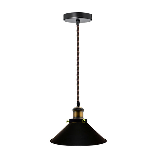 Flat Black-Colour-Lampshades