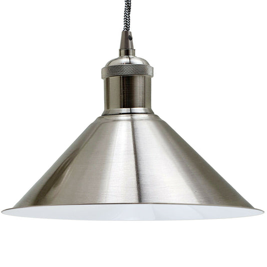 Modern Industrial Metal Ceiling Vintage Loft Style Lampshade Lamp Pendant Light~1120 - LEDSone UK Ltd