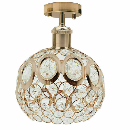 Modern Vintage Multi Lamp Shade Ceiling Light Fitting Crystal~2147 - LEDSone UK Ltd