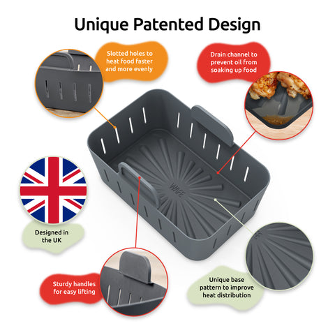 AIR FRYER Silicone Liner vs Air Fryer Parchment Paper - Which is Better in  the Air Fryer? 