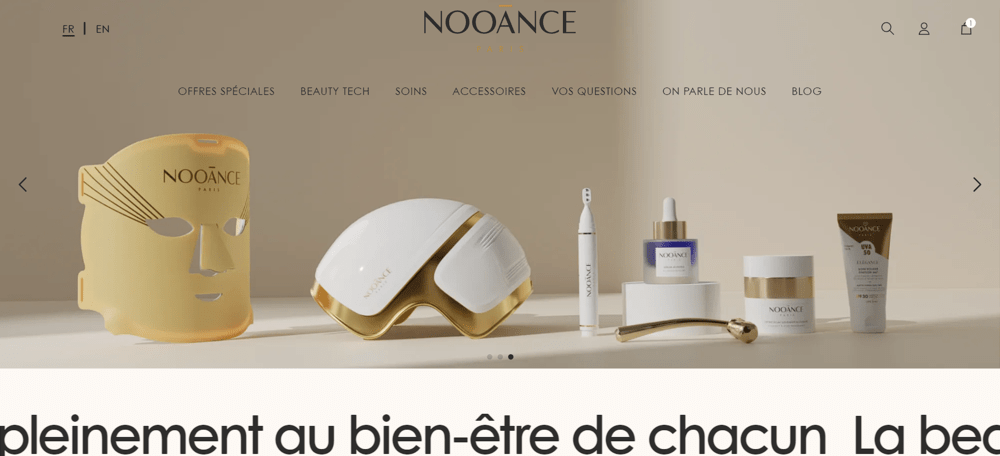 Nooance Homepage 2023