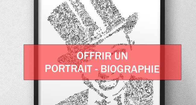 offrir cadeau portrait biographie josephine baker