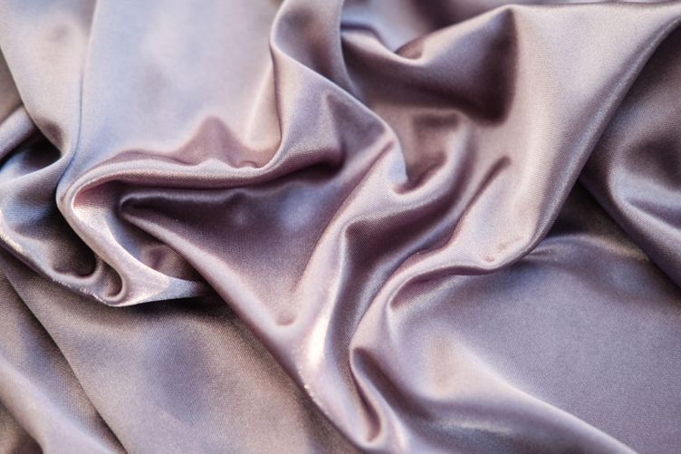 Silky purple sateen sheet set