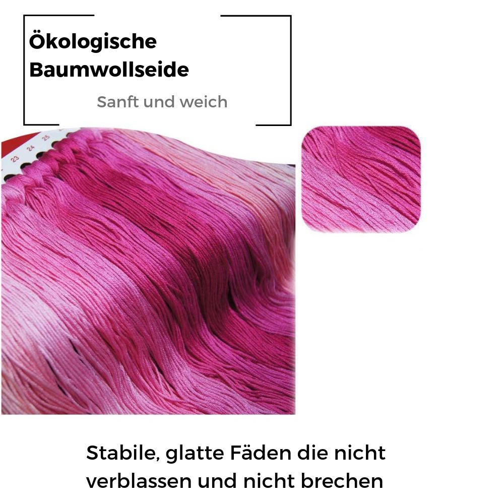 Kreuzstich - Abzeichen-Seepferdchen | 5x5 cm - Diy - Fadenkunst