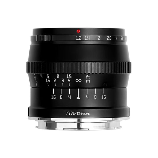 TTArtisan 50mm f/1.2 Lens for Fujifilm X / APS-C / Black
