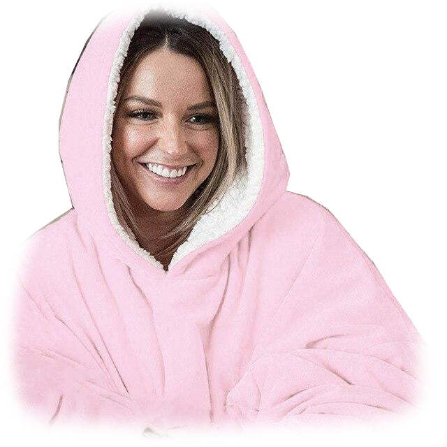 fluffy hoodie blanket