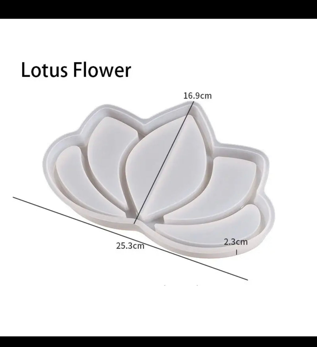 US Stock!Lotus Flower Resin Mold,candle holder Silicone Mold, Resin Ja –  FunYouFunMe