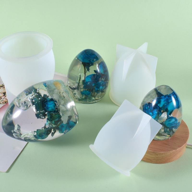 ResinWorld 4 Pack Resin Coaster Molds, Diamond Crystal Edge