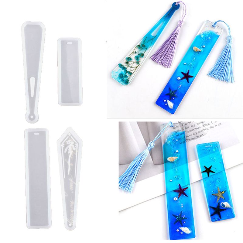 Silicone Bookmark Resin Mold DIY Bookmark Mould Epoxy Resin