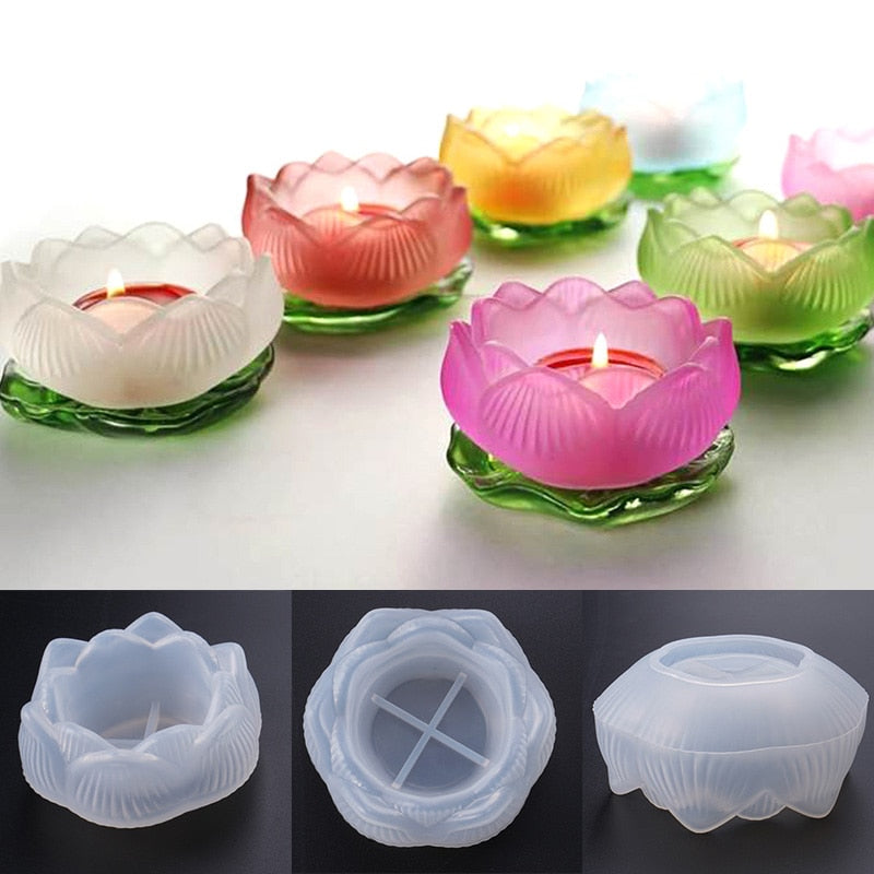 Lotus Flower Candle Holder Resin Mold, Unique Mold – Phoenix