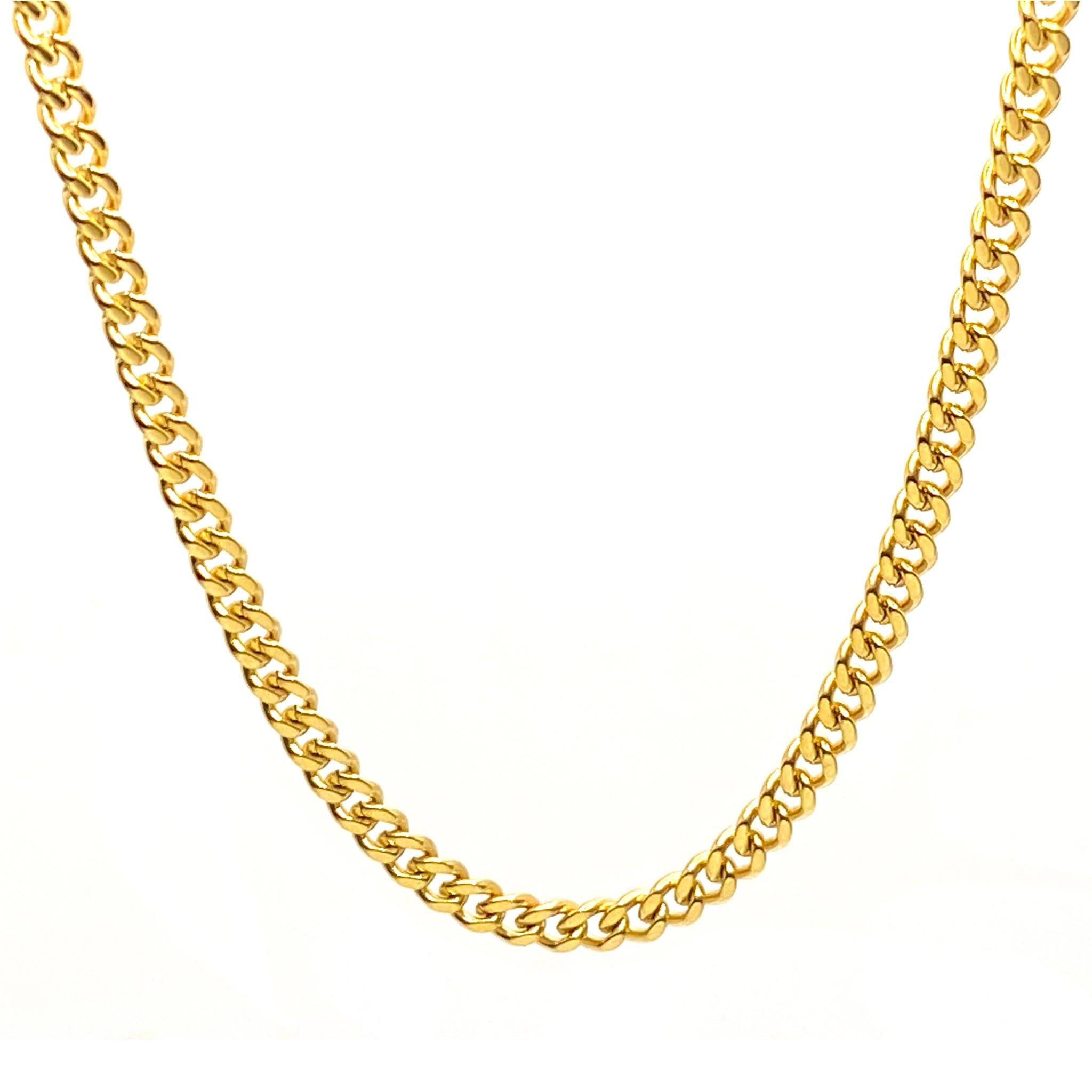 Cuban Chain 5MM Gold Stainless