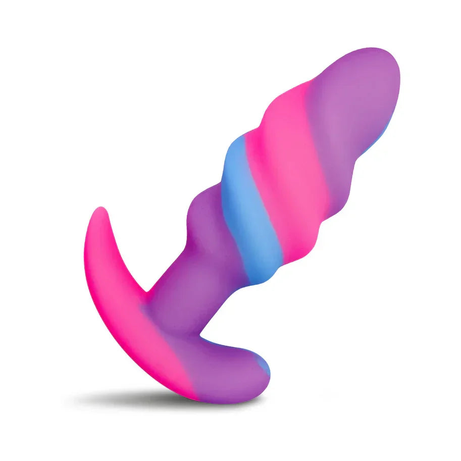 Creature Cocks Unicorn Swirl Silicone Butt Plug