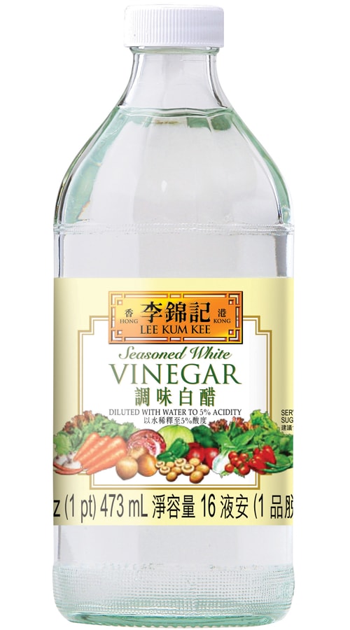 李锦記调味白醋Lee Kum Kee Brand VINEGAR 16 Fl oz (473 mL)