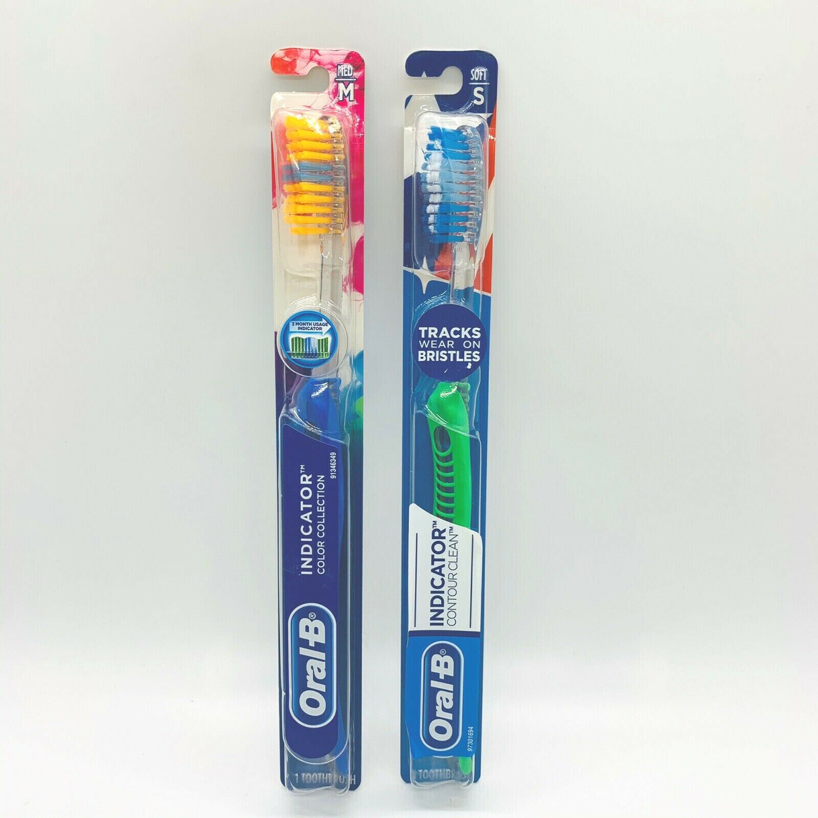 Oral-B Brand Indicator Contour Clean Toothbrush, Soft, 1 Count 清潔牙刷,柔軟毛刷