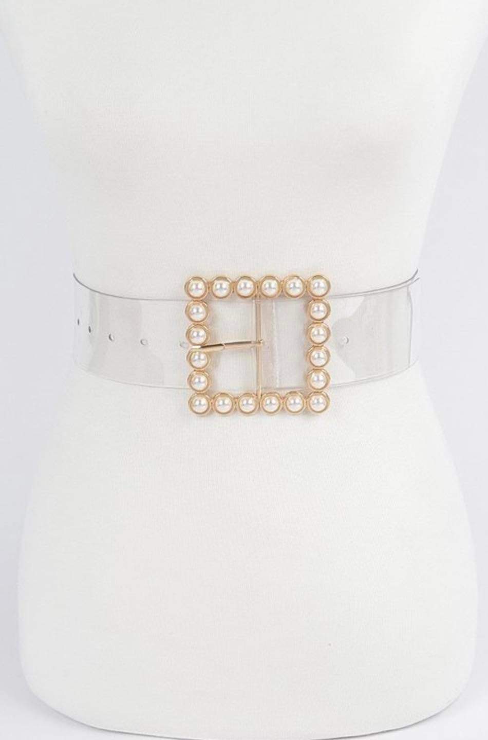 Pearl Clear Belt – lindisima Boutique