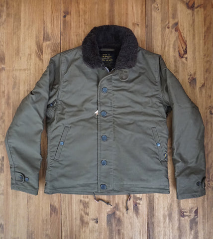 IRON HEART OILED WHIPCORD DECK JACKET