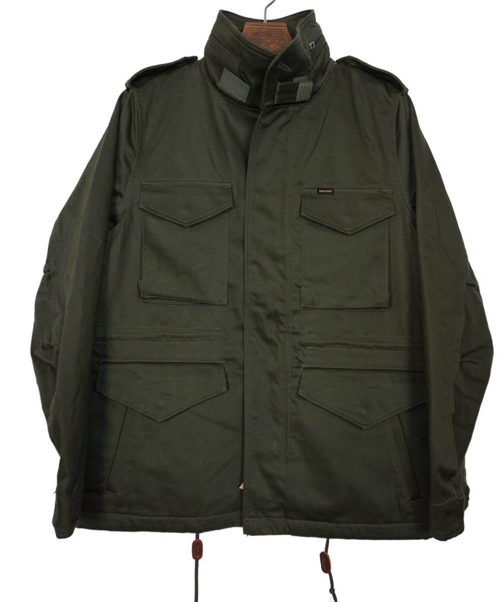 Iron Heart Sateen M65 Field Jacket - Olive, IHM 27-OLV – Aitora Store